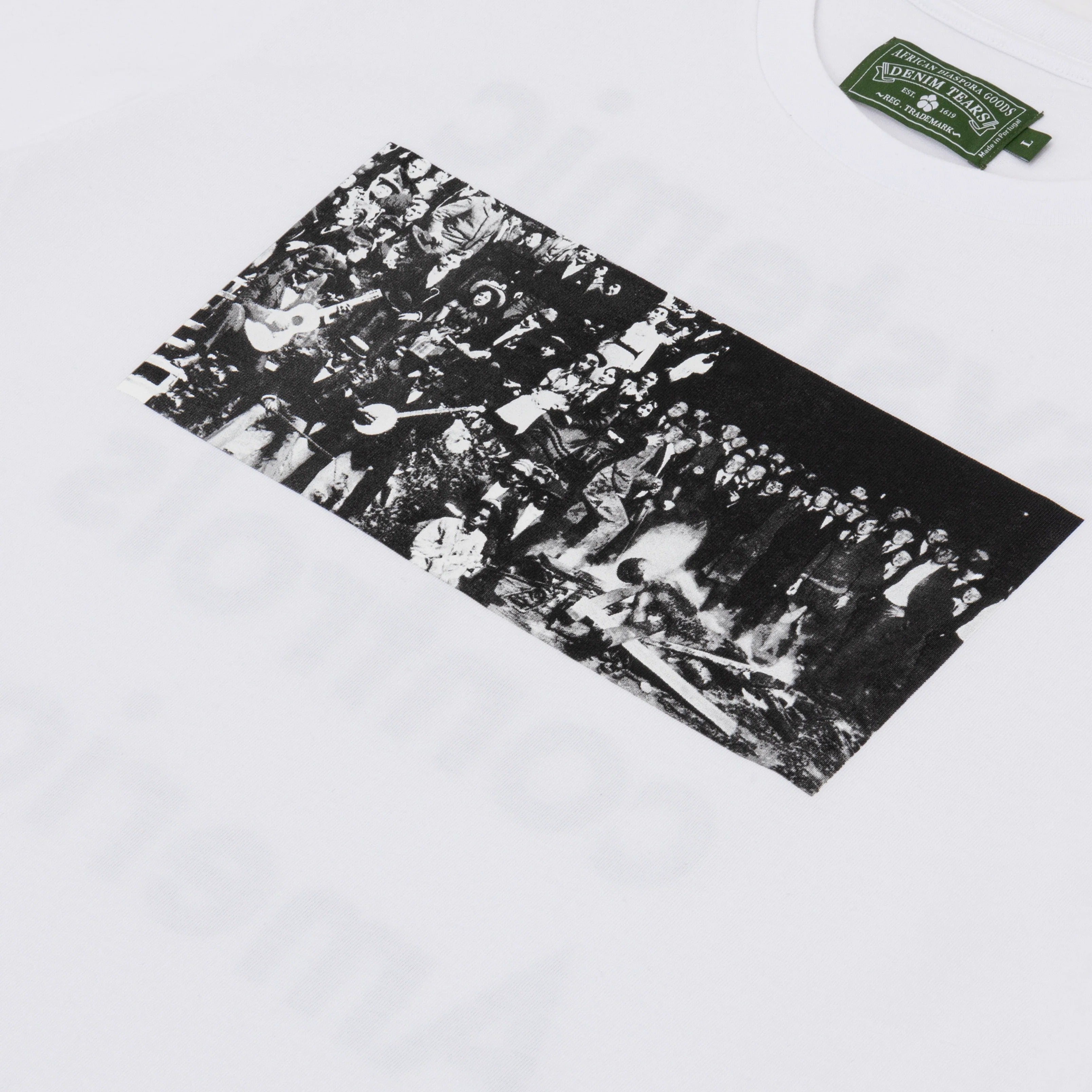 Black Entertainment Tee White White