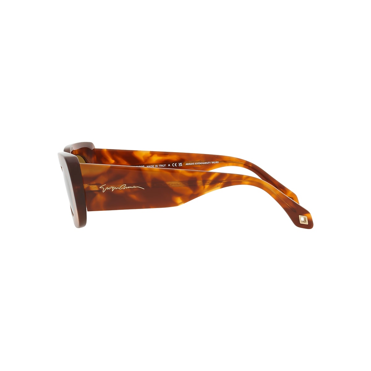 GIORGIO ARMANI AR8182 Red Havana - Women Sunglasses, Brown Lens