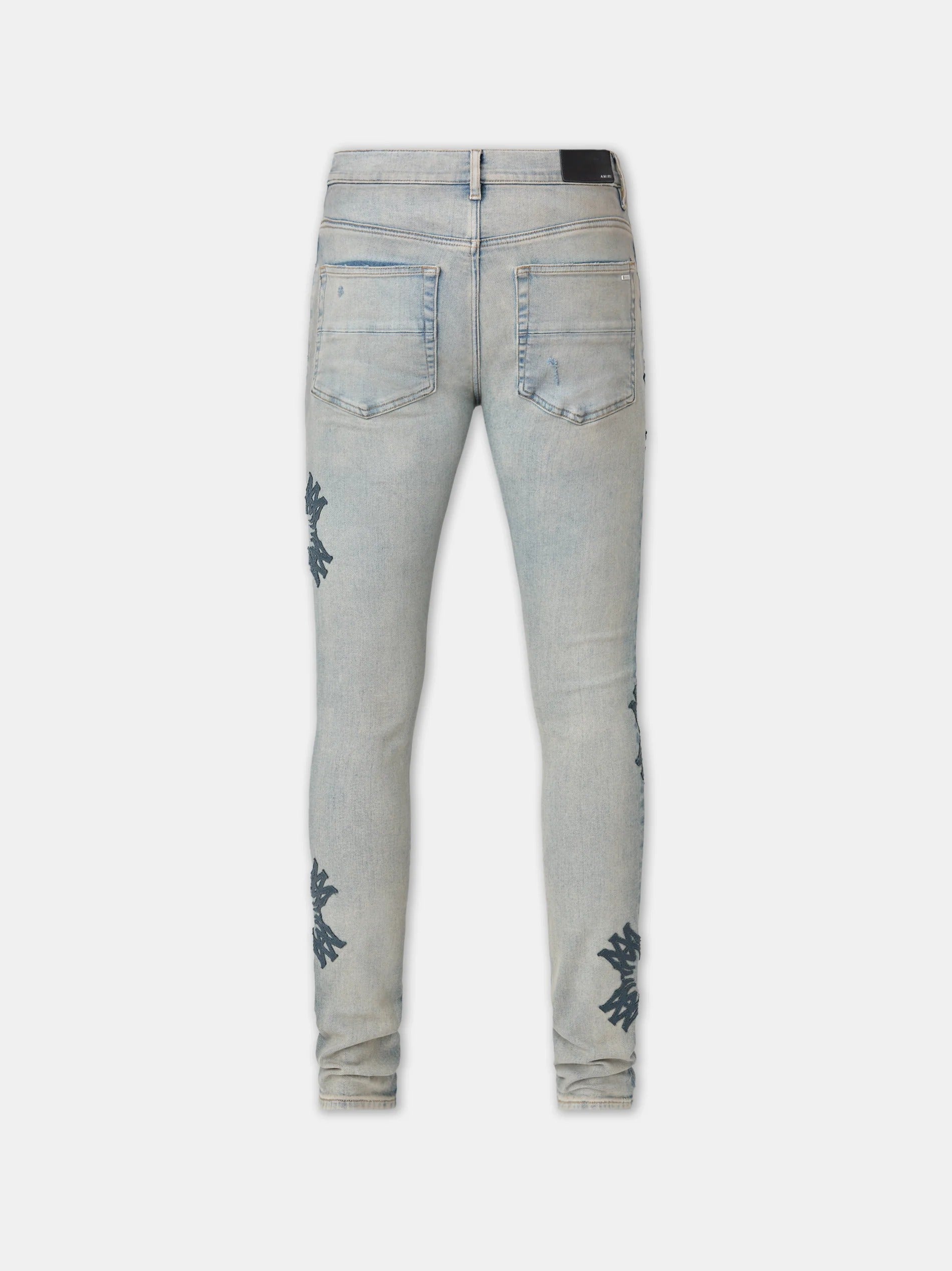 MA QUAD APPLIQUE SKINNY JEAN Antique Indigo
