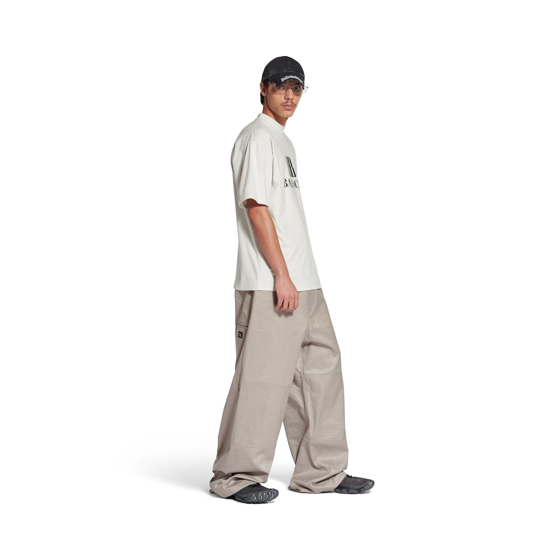 Men's Nano Bb T-shirt Medium Fit in Dirty White