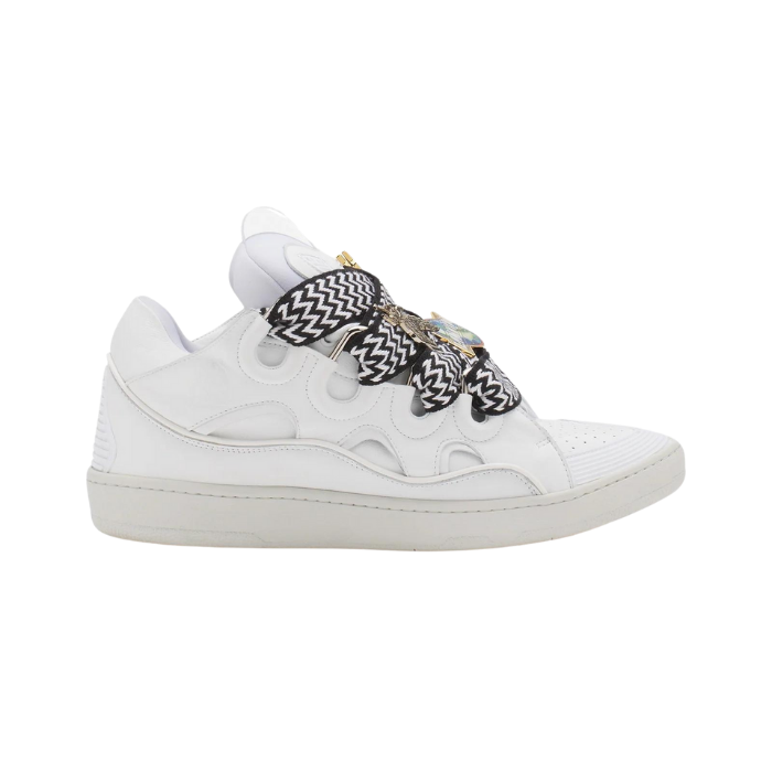 Lanvin Leather Curb 3.0 White/Black