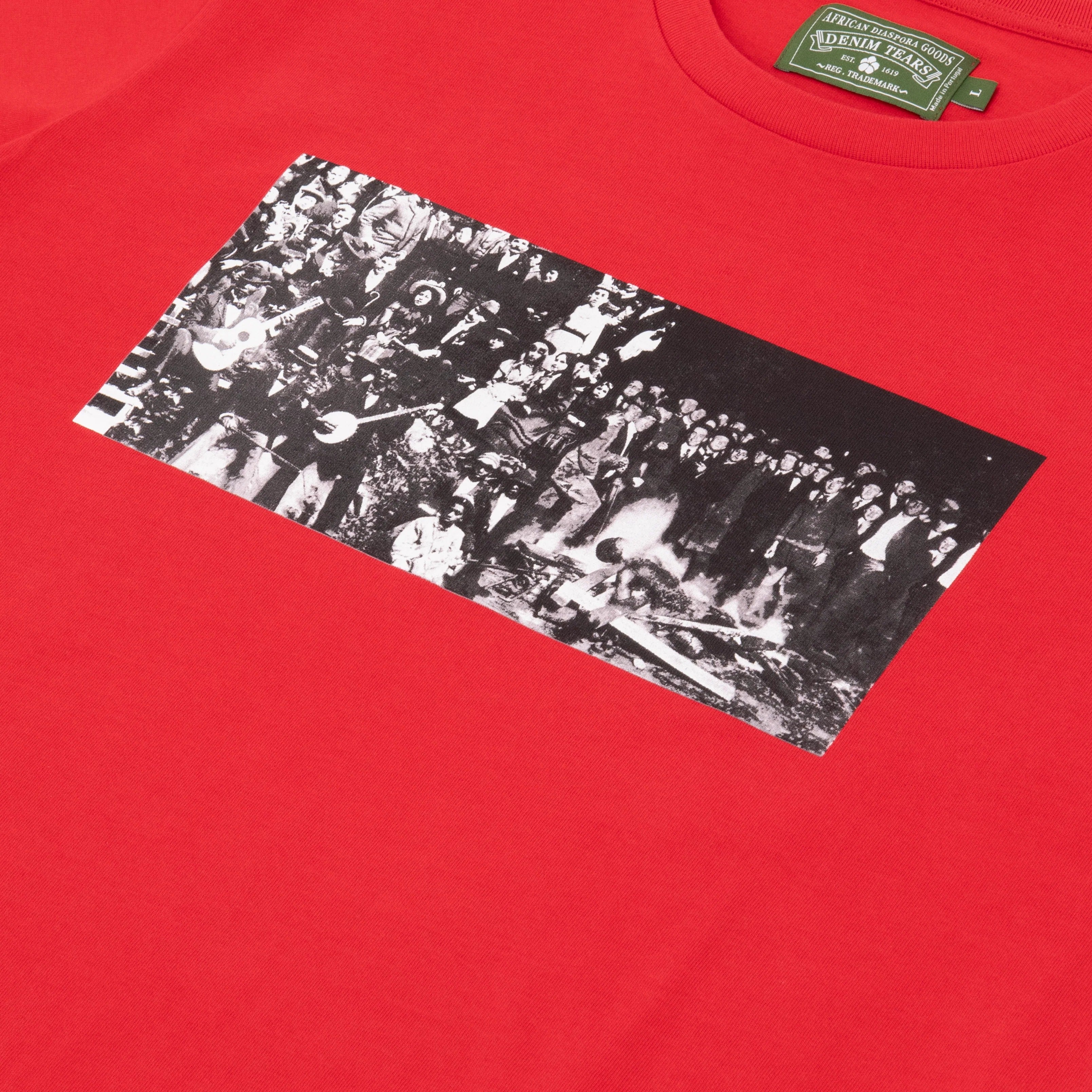 Black Entertainment Tee Red Red