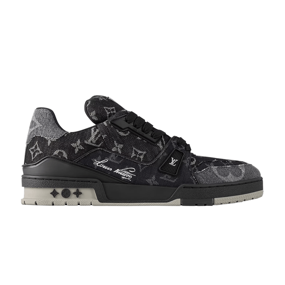 Louis Vuitton Trainer 'Black Monogram Denim'