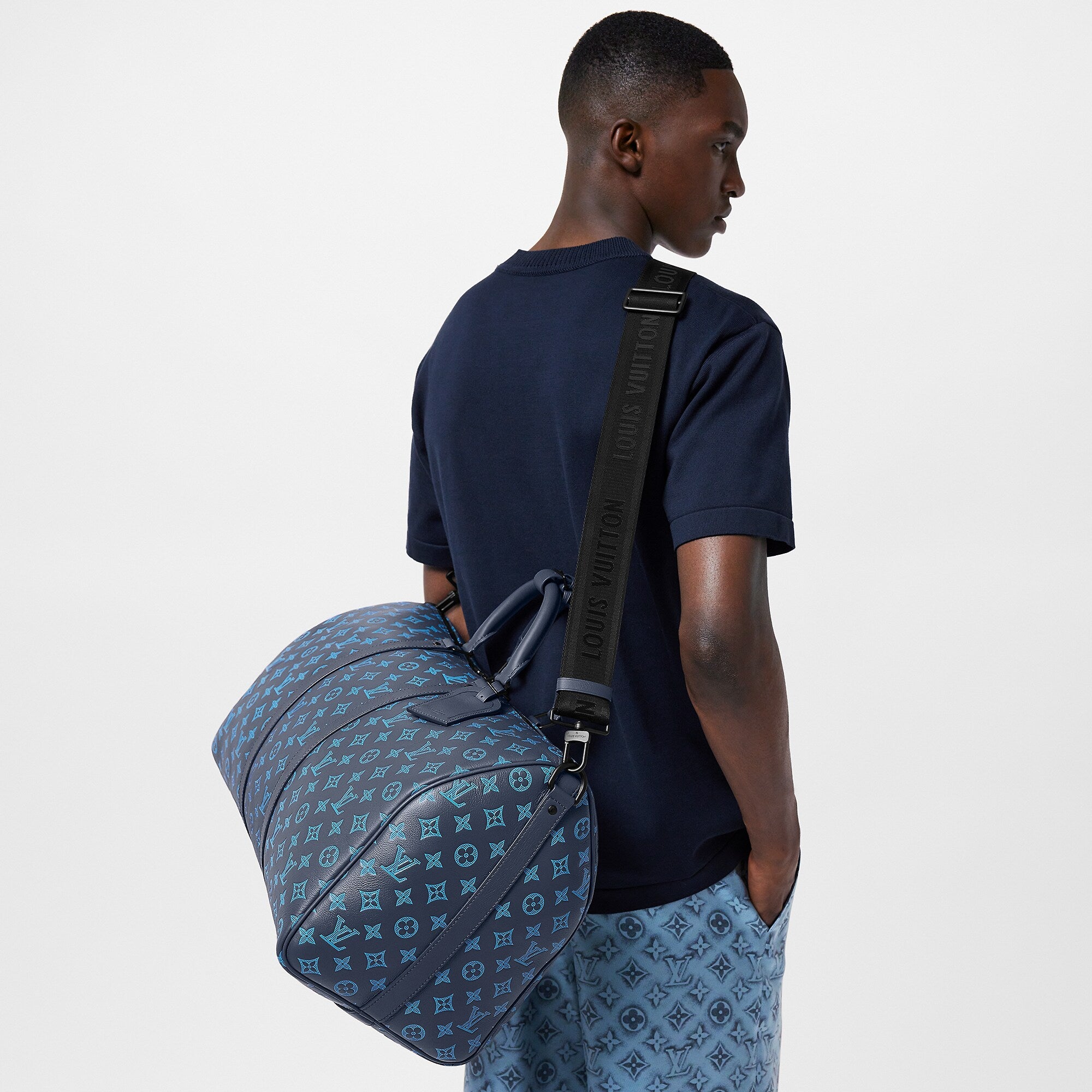 Keepall Bandoulière 50 Navy River Blue