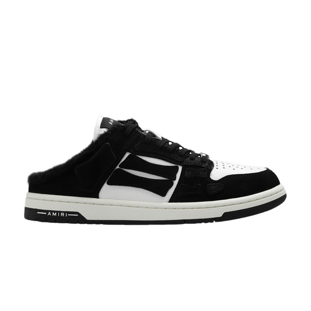 Amiri Wmns Skel Top Mule Shearling 'Black White'
