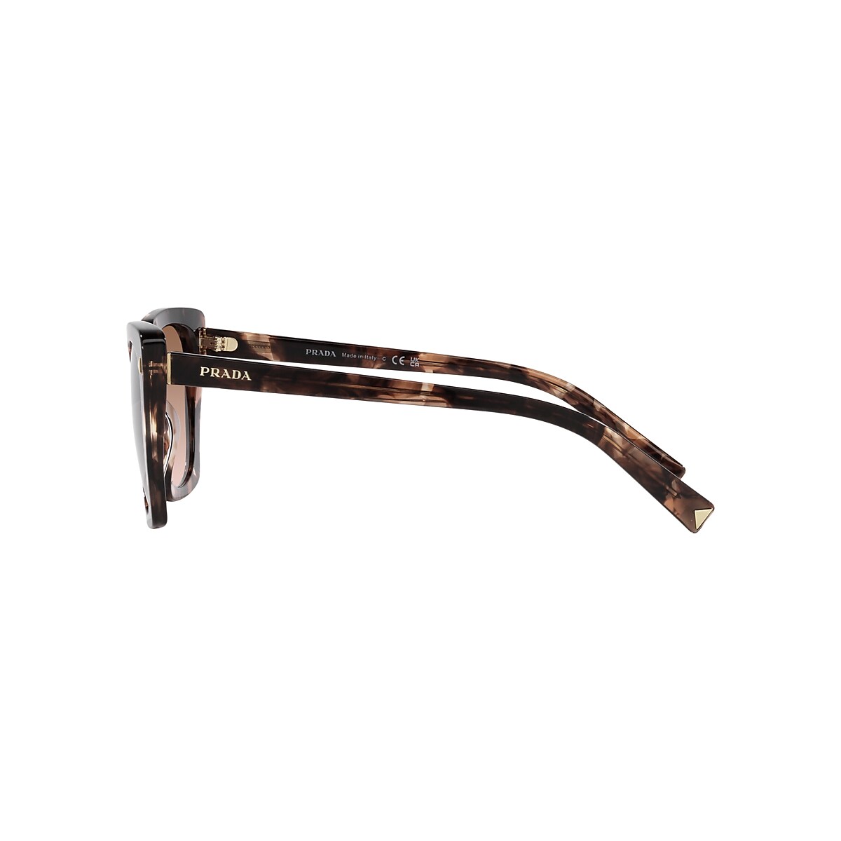 PRADA PR 23ZS Caramel Tortoise - Women Luxury Sunglasses, Brown Gradient Lens