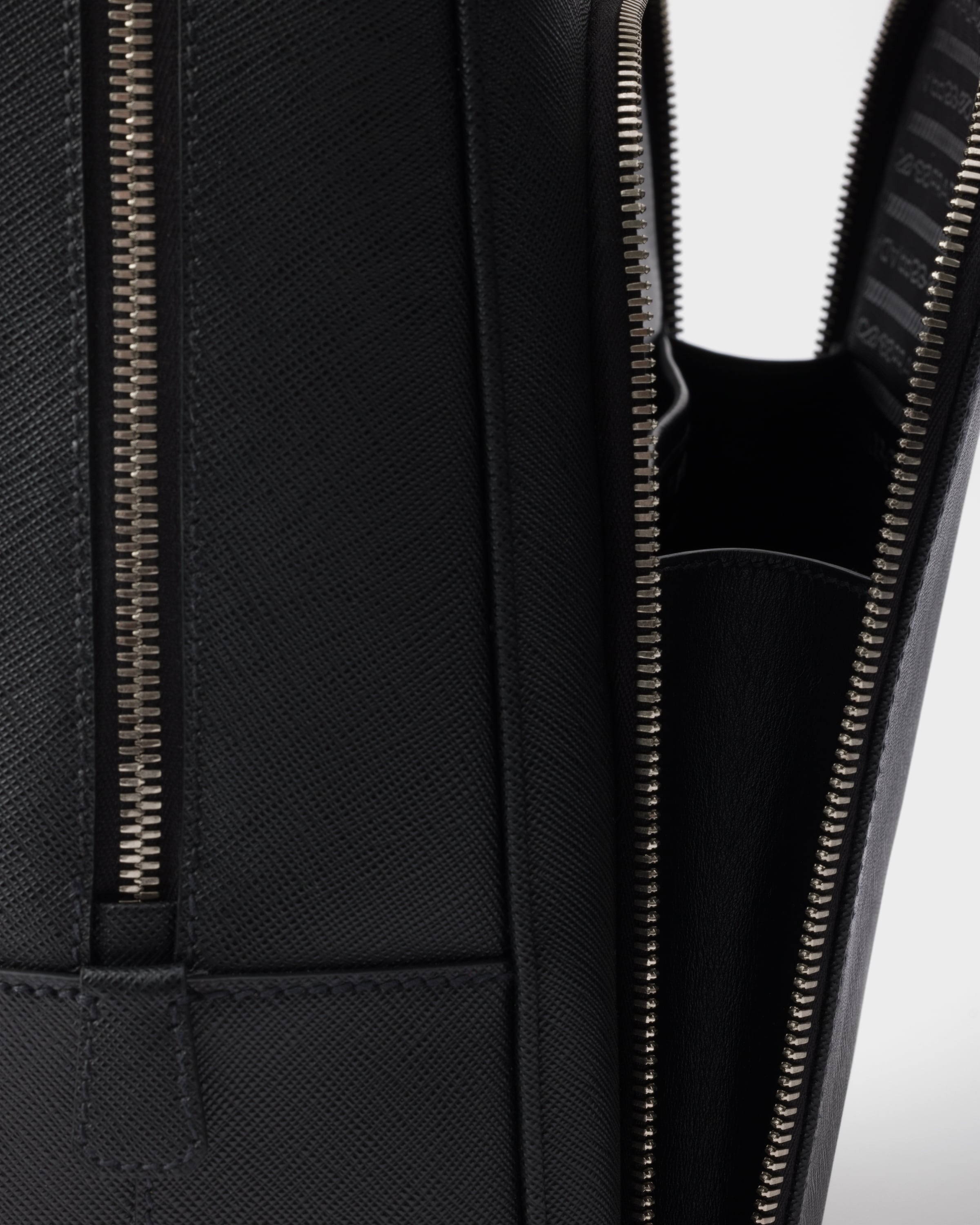 Saffiano backpack Black