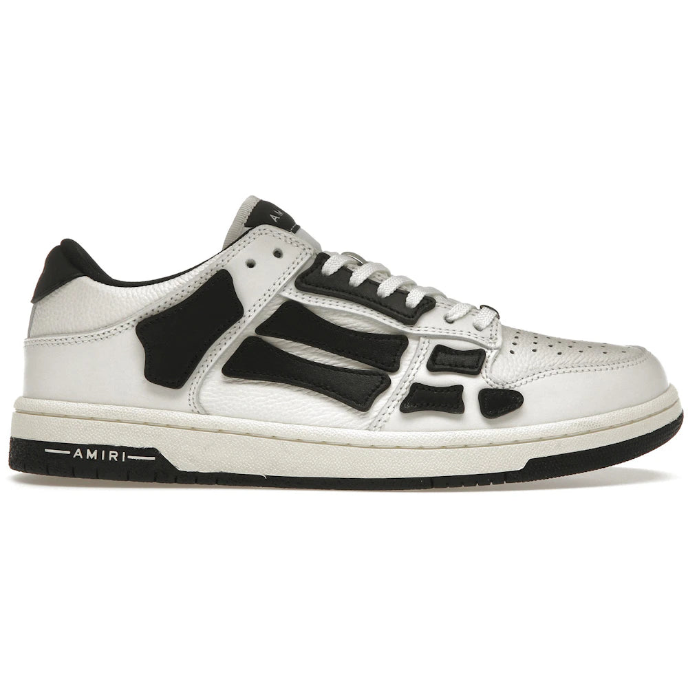 AMIRI Skel Top Low White Black White