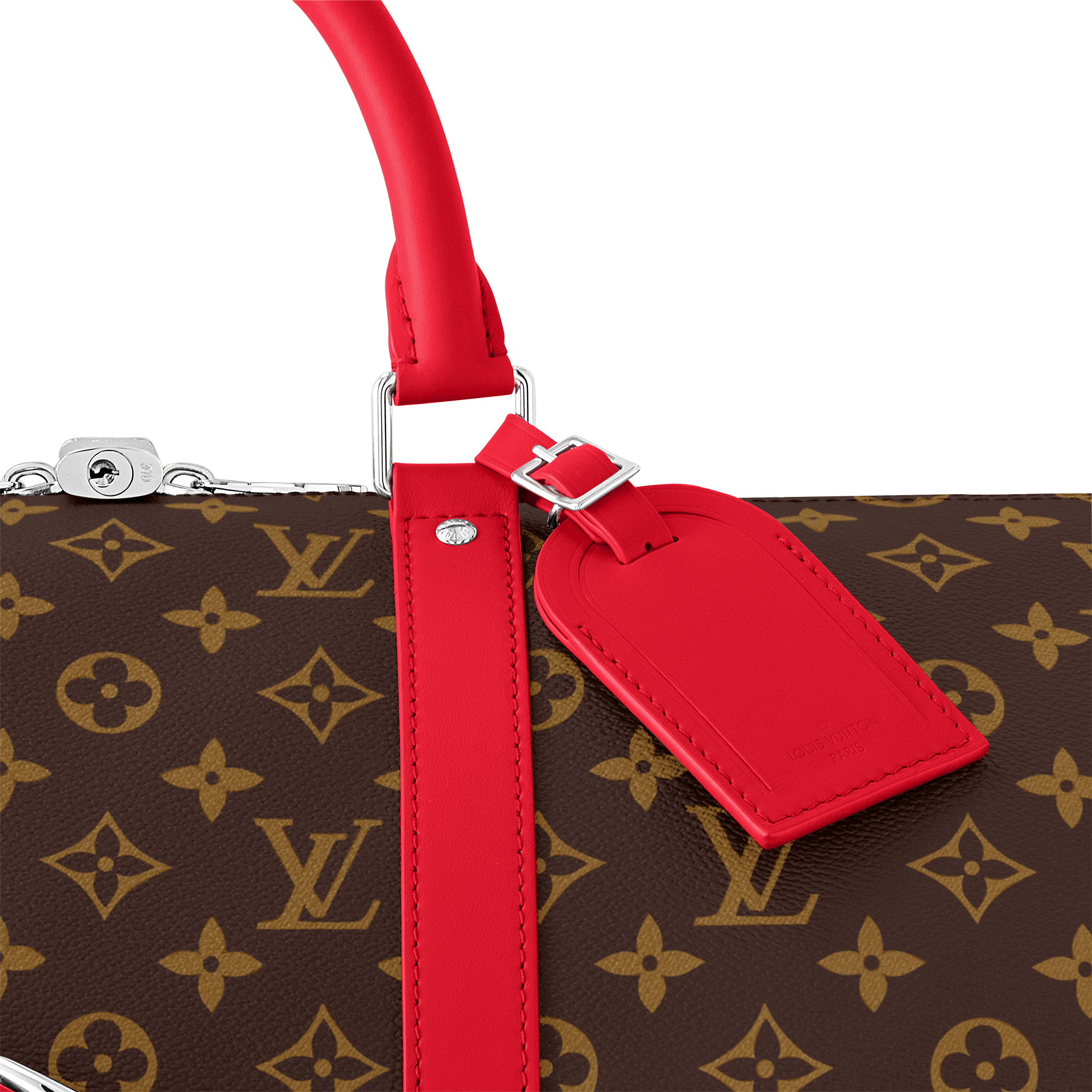 Keepall Bandoulière 50 Monogram Macassar Rouge
