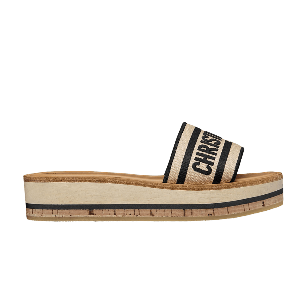 Dior Wmns DWay Slide 'Raffia Black'