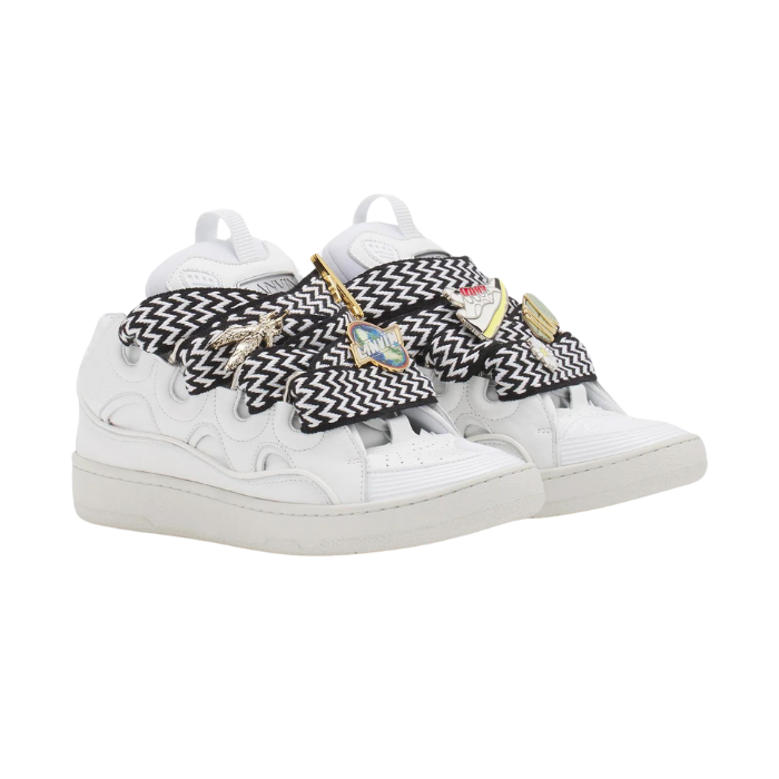 Lanvin Leather Curb 3.0 White/Black