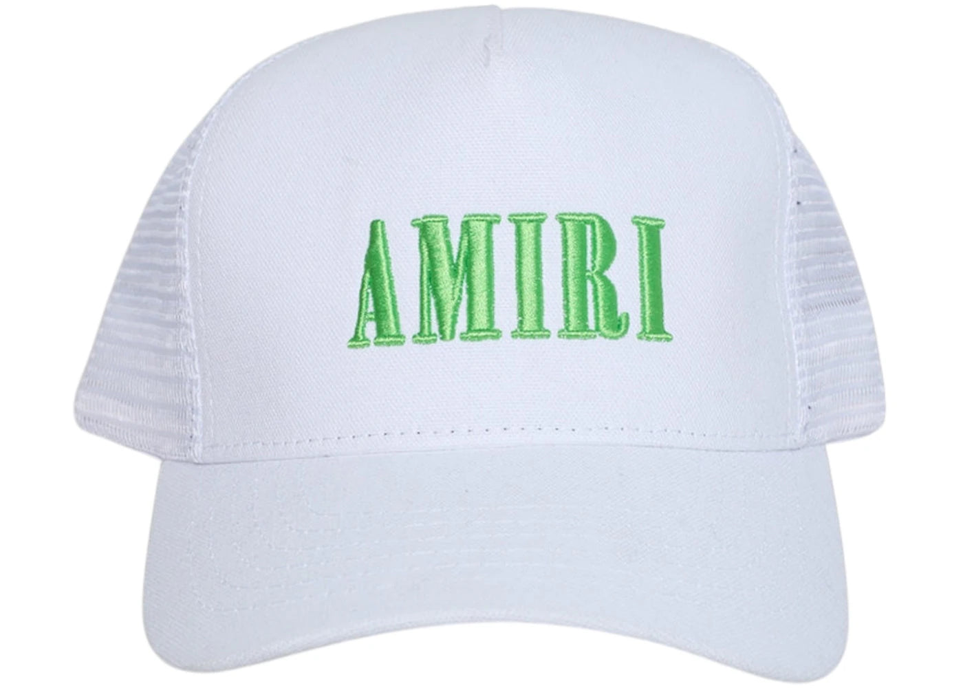 AMIRI Core Logo Trucker Hat White/Lime