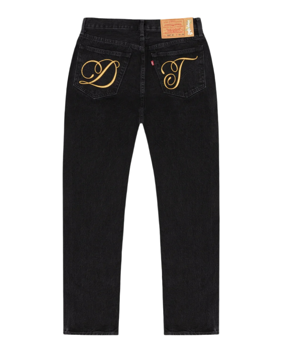 DT Metallic Gold Script 501 Black