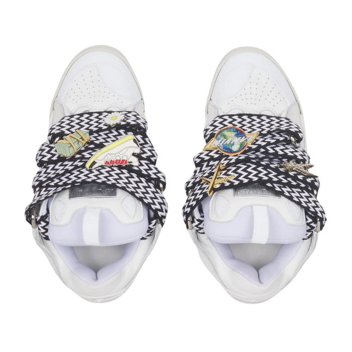 Lanvin Leather Curb 3.0 White/Black