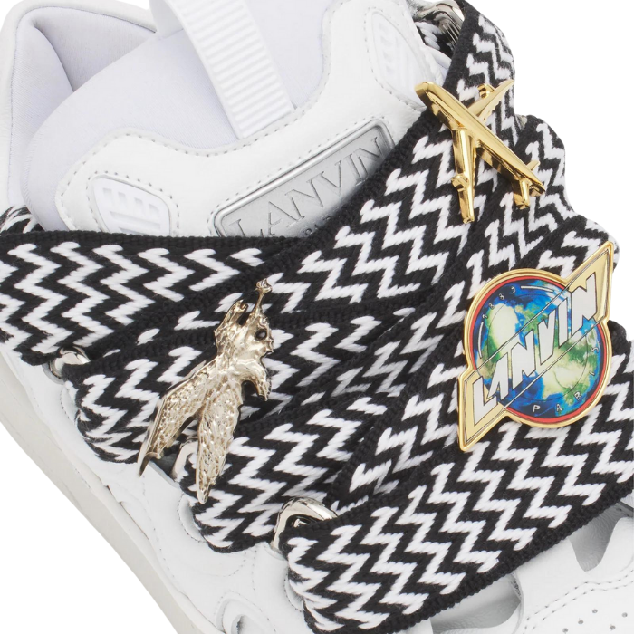 Lanvin Leather Curb 3.0 White/Black