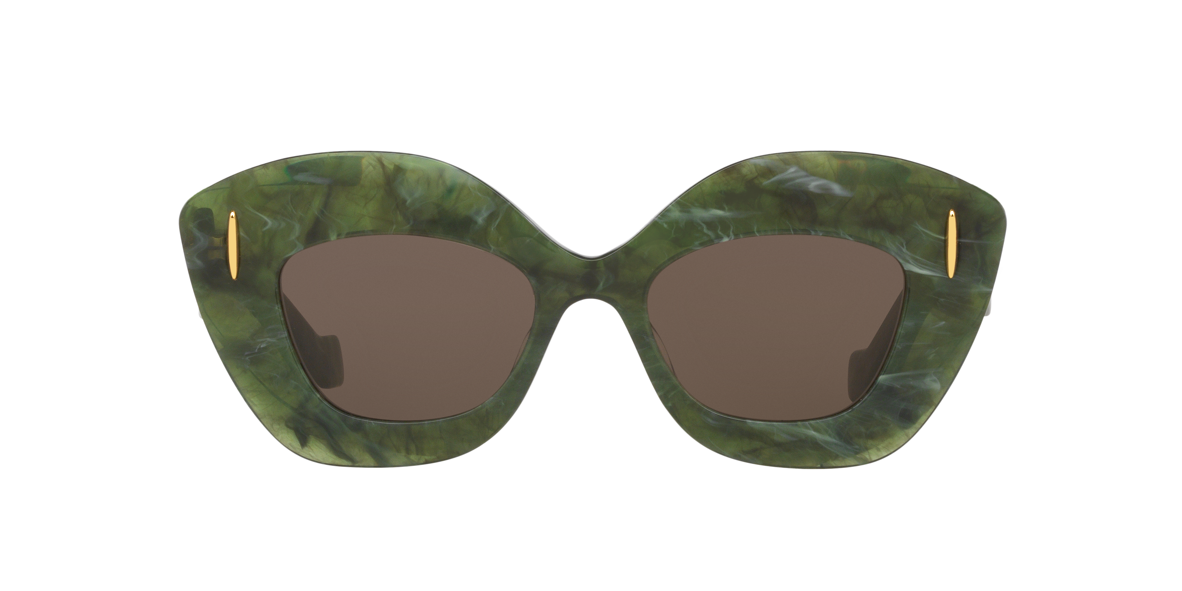 LOEWE LW40127I Green - Women Sunglasses, Brown Lens