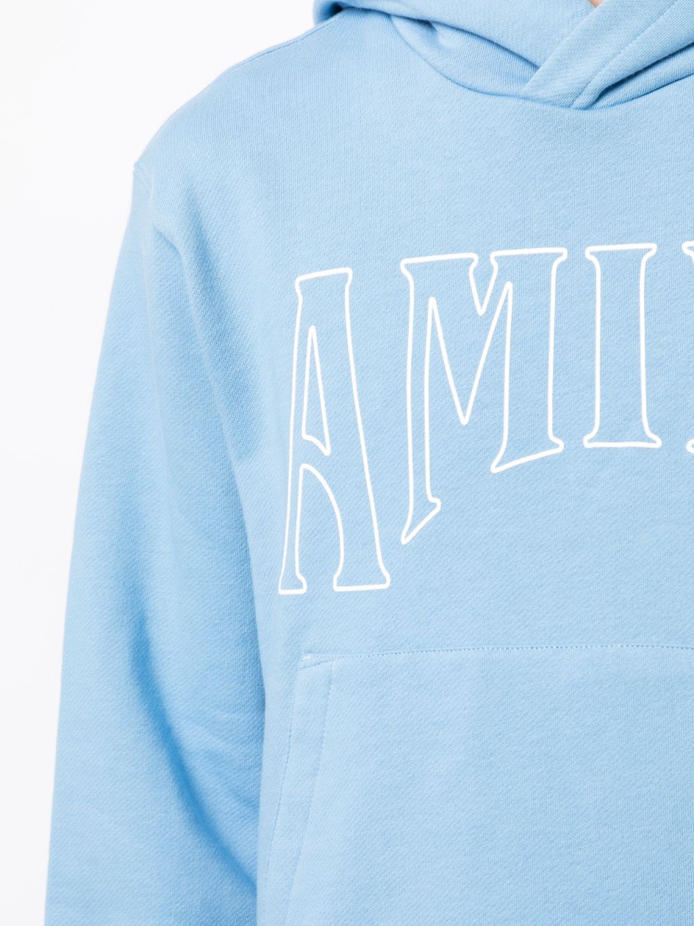 Logo-print long sleeves hoodie