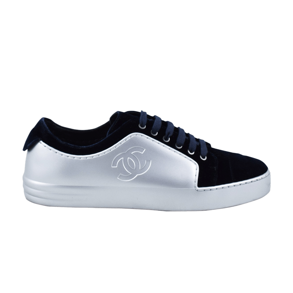 Chanel Sneaker 'Velvet Navy Silver'