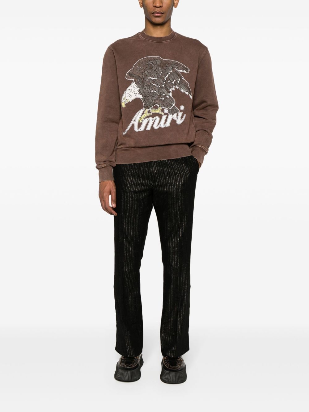 Eagle-print cotton sweatshirt - Sweatshirt