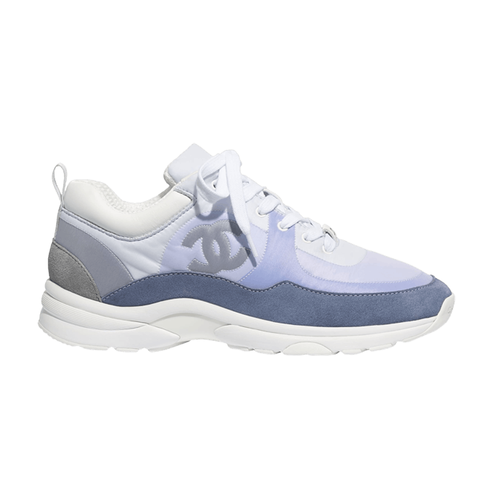 Chanel Wmns Suede Calfskin Sneaker 'Sky Blue'