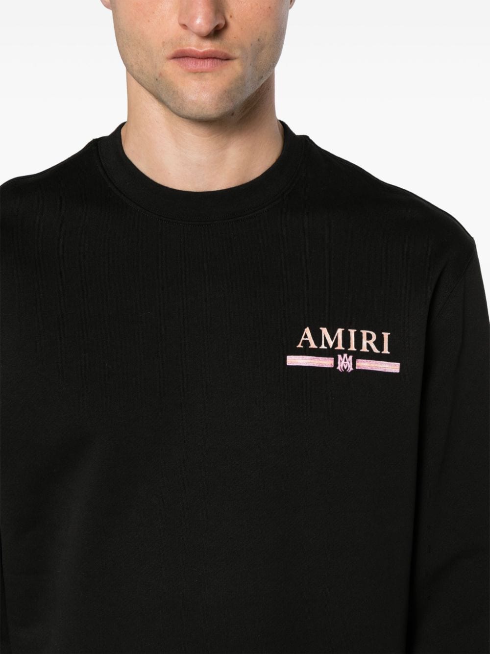 Watercolor Bar cotton sweatshirt