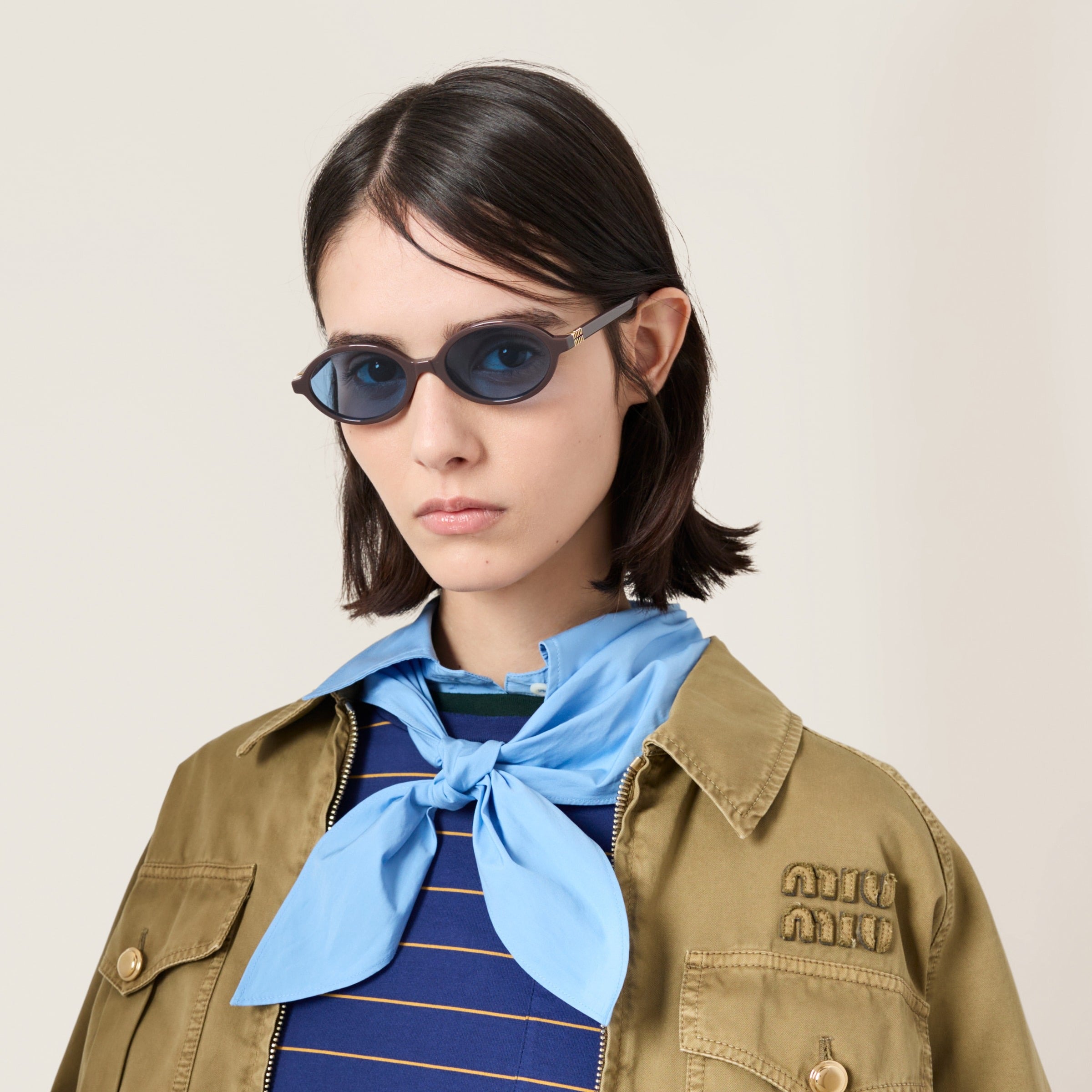 Miu Regard sunglasses Indigo lenses