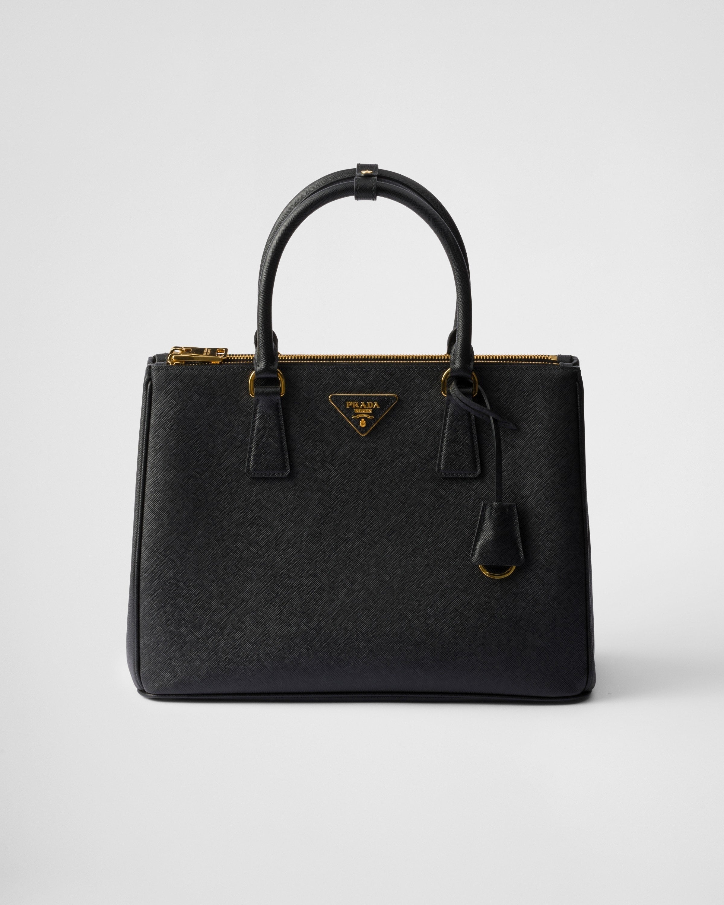 Large Prada Galleria Saffiano leather bag Black