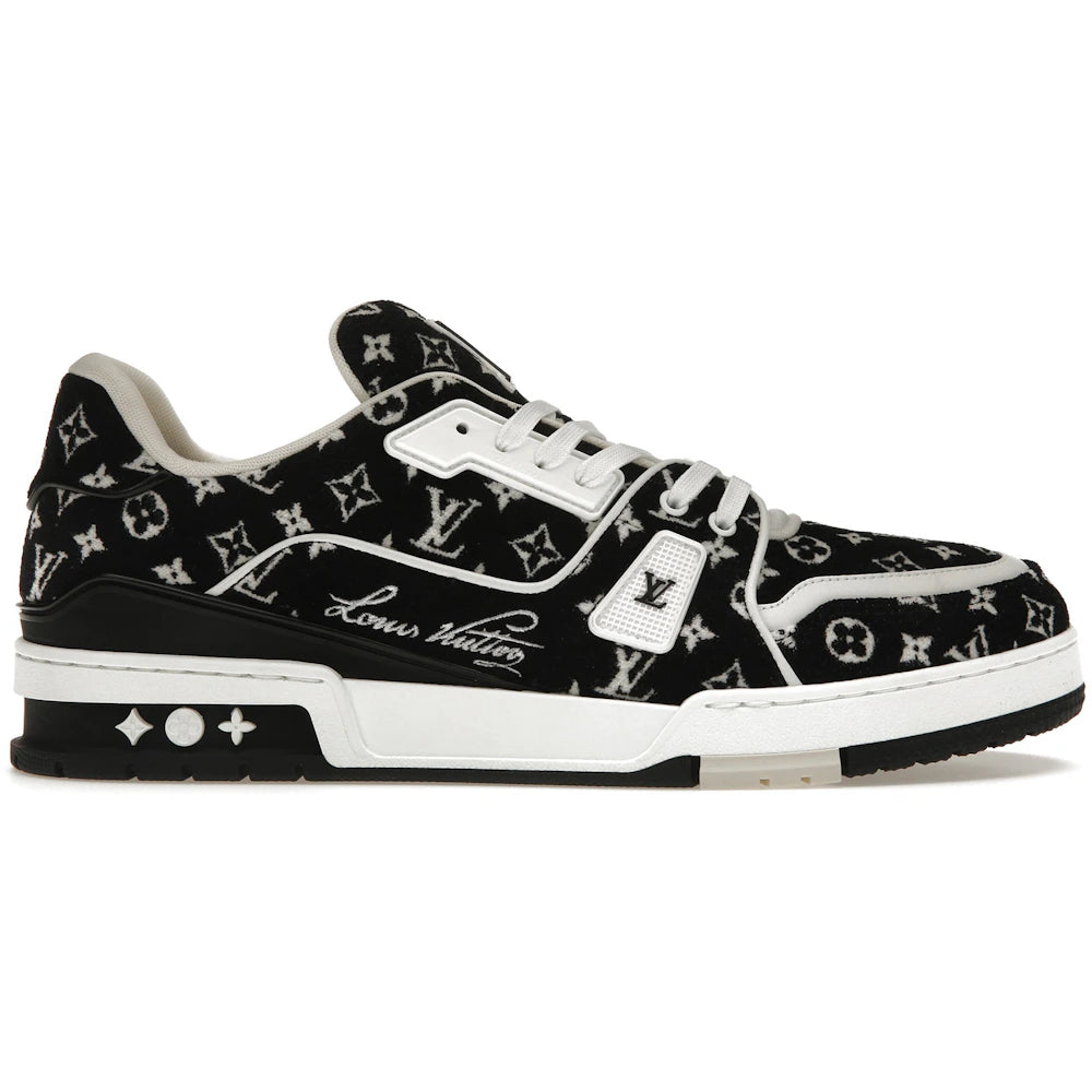 Louis Vuitton Trainer Black Monogram Textile