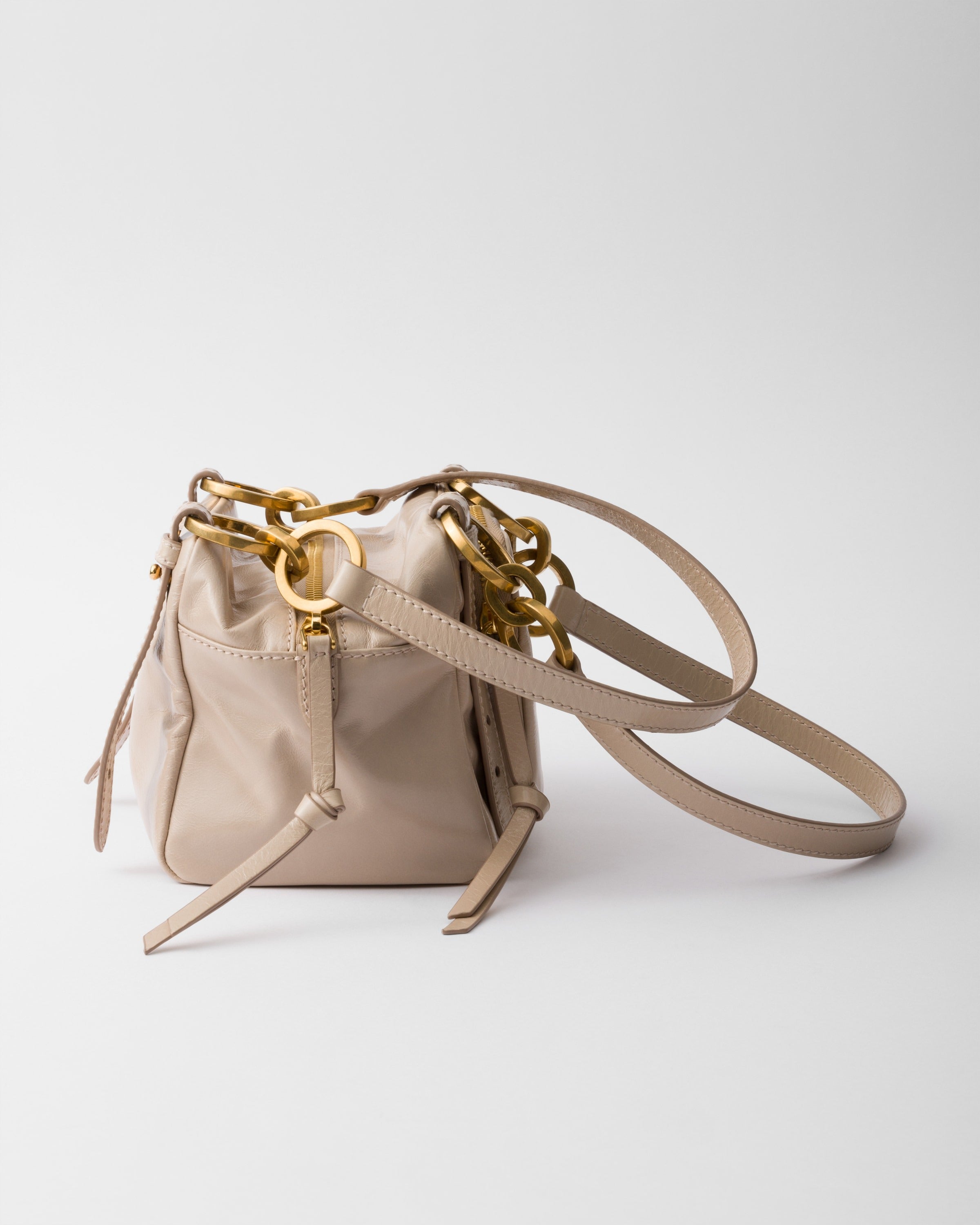 Prada Dangle leather top-handle mini-bag Powder Pink
