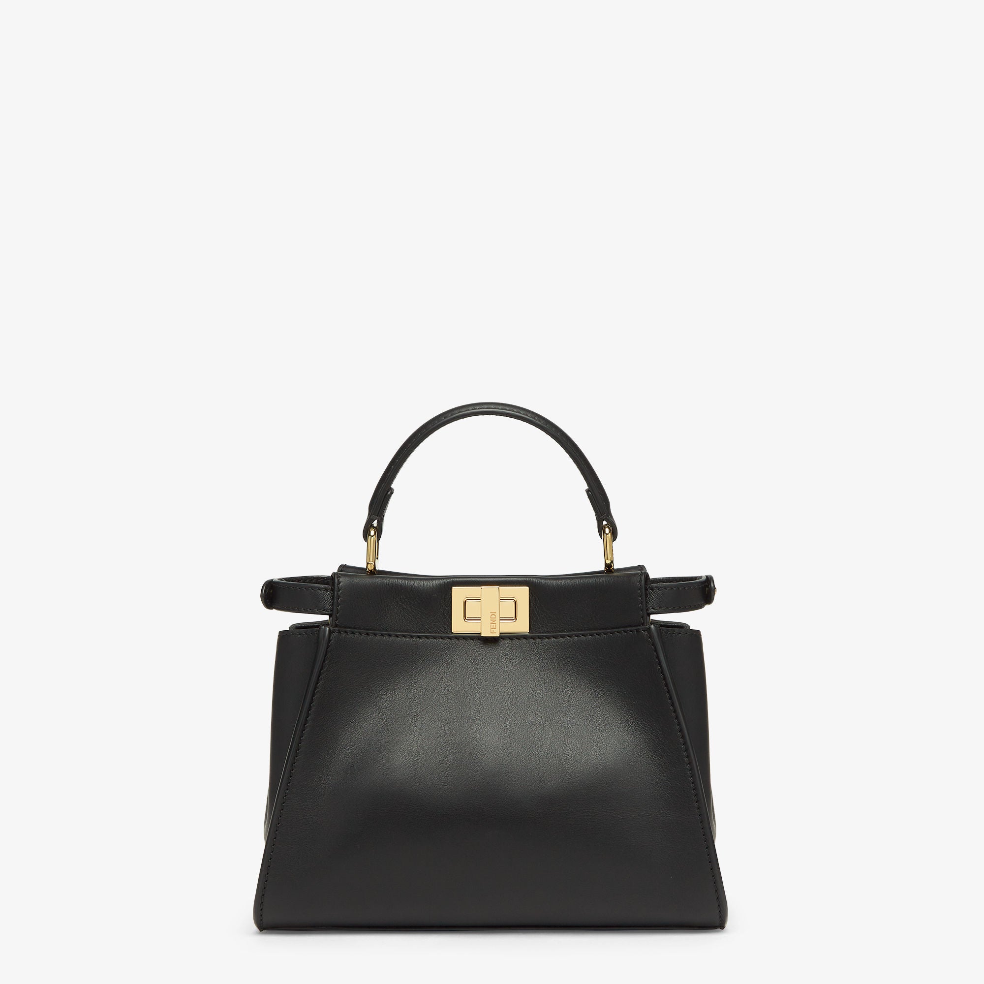 Peekaboo Mini Lunar New Year black leather bag