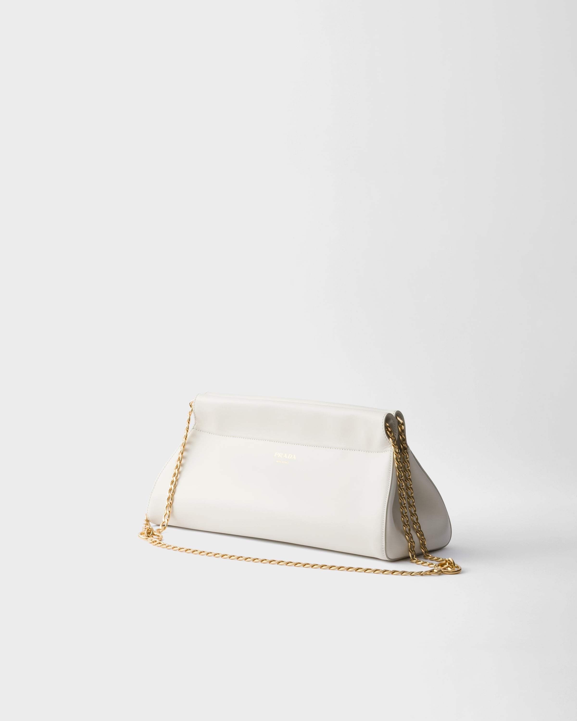 Prada Enchaîné medium leather bag White