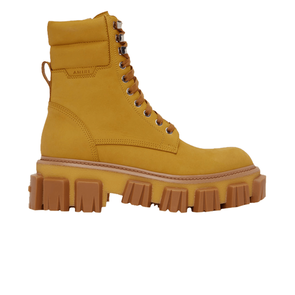 Amiri Crepe Lug Combat Boot 'Tan'