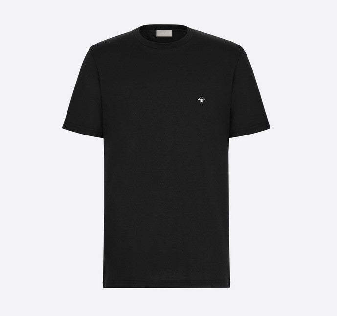 Dior Bee Embroidered T-Shirt Black