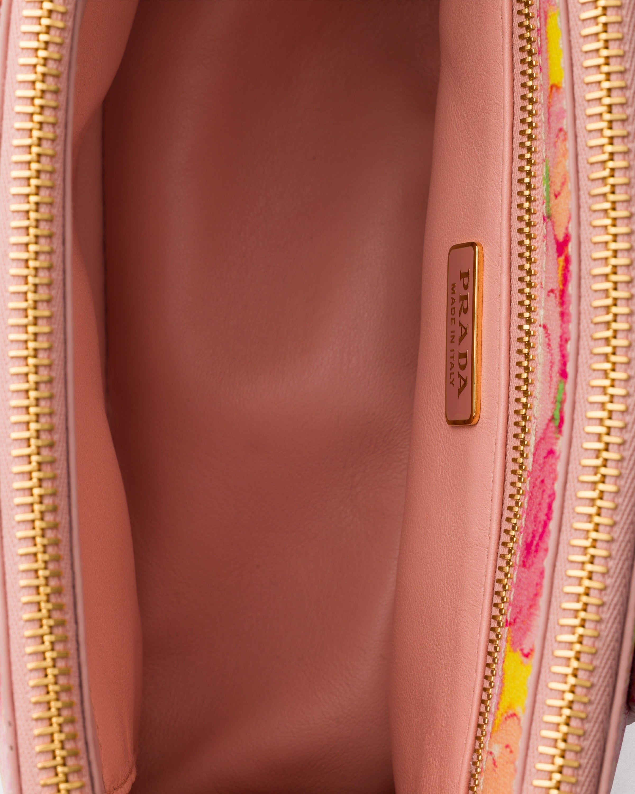 Prada Galleria printed Saffiano leather mini-bag Pink