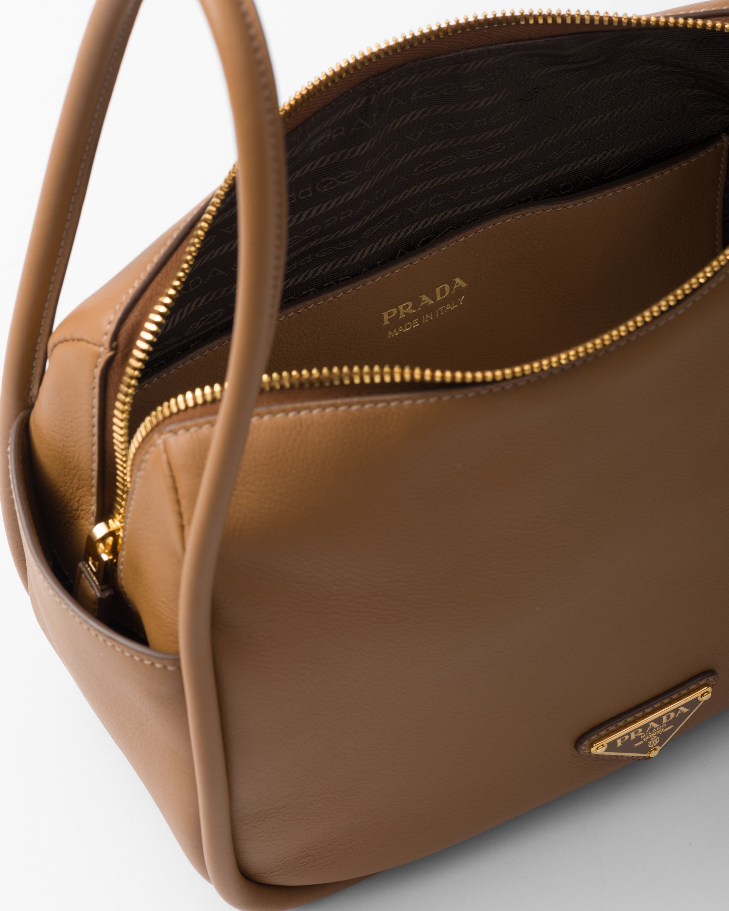 Prada Darling leather handbag Caramel