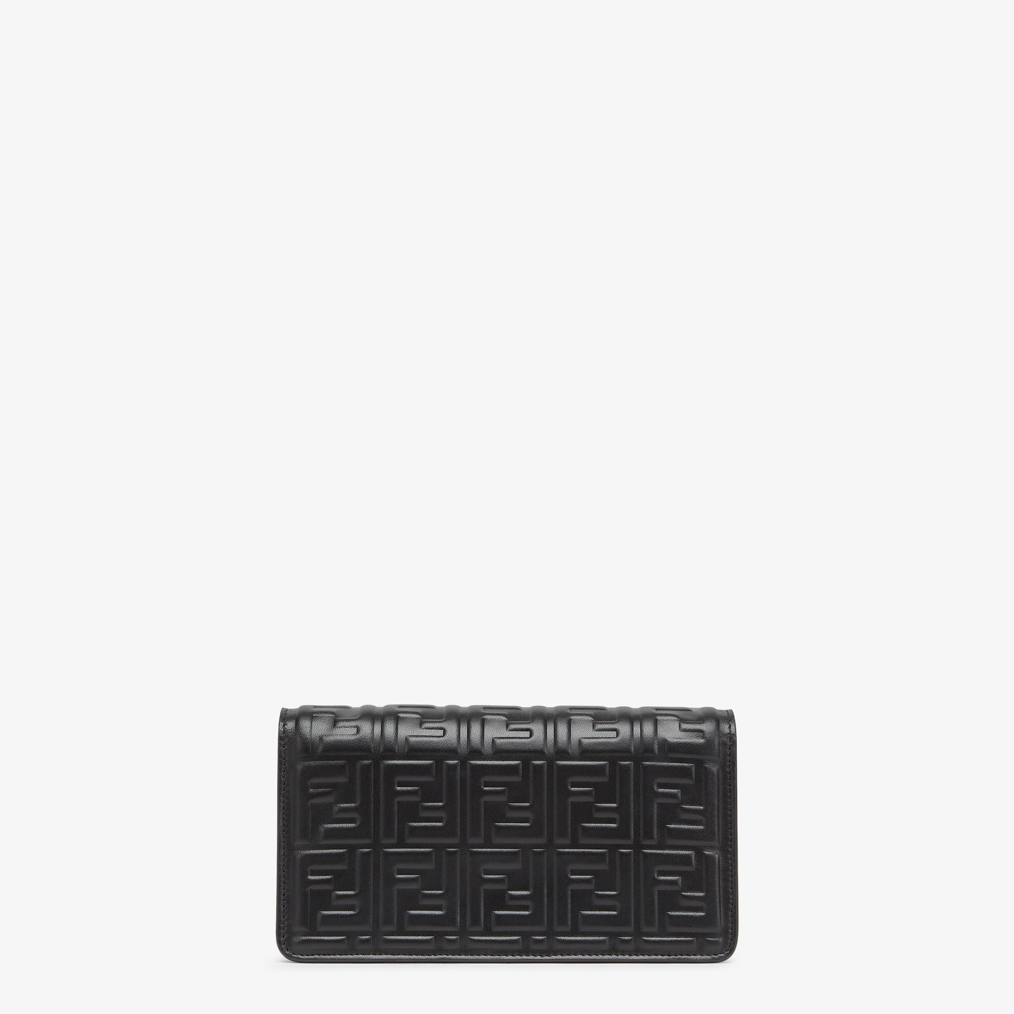 Wallet On Chain Baguette Black nappa leather wallet