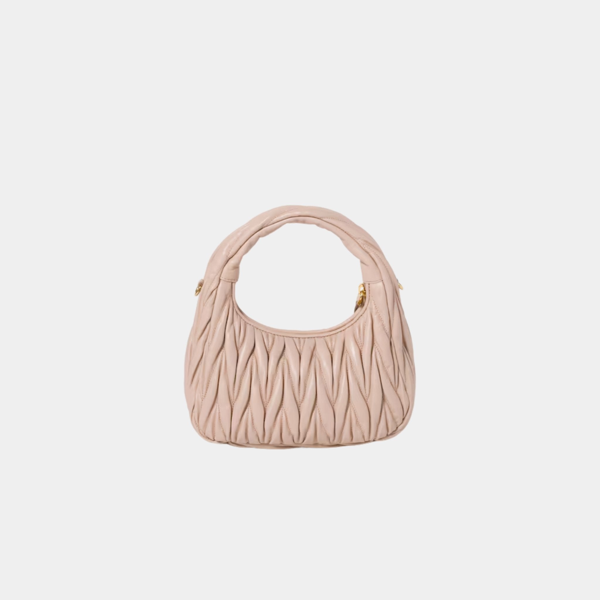 Wander Matelasse Nappa Leather Hobo Bag