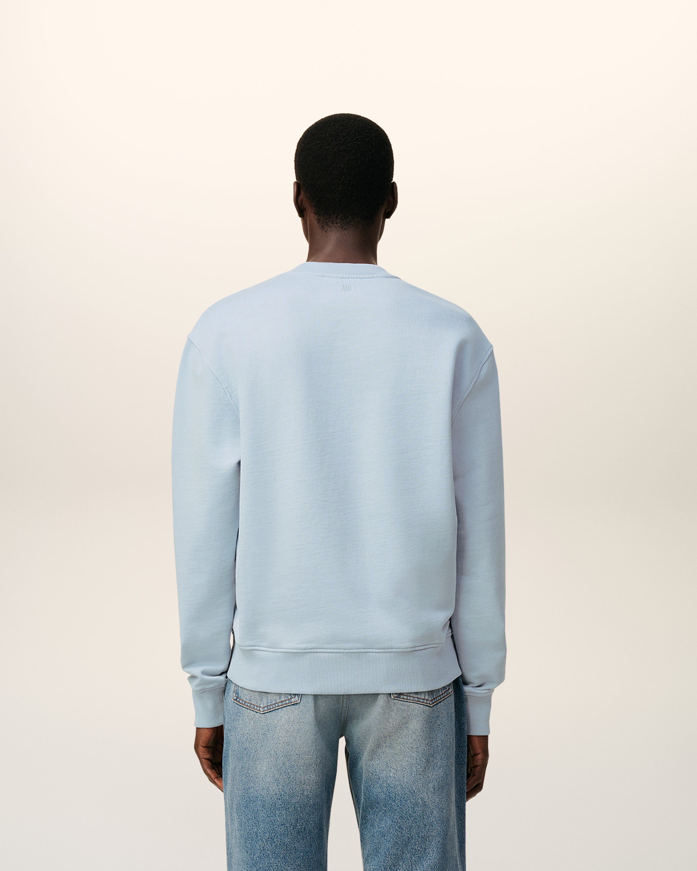 Blue Cotton Ami De Coeur Sweatshirt SKY