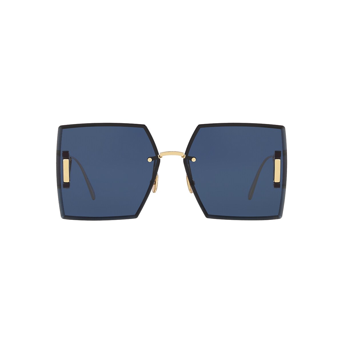 DIOR 30Montaigne S7U Gold Shiny - Women Luxury Sunglasses, Blue Lens