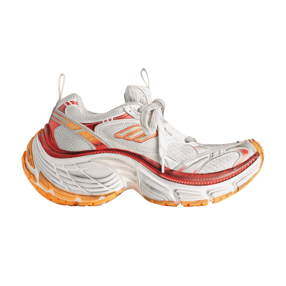 Balenciaga Wmns 10XL Sneaker 'Worn-Out - White Red Orange'