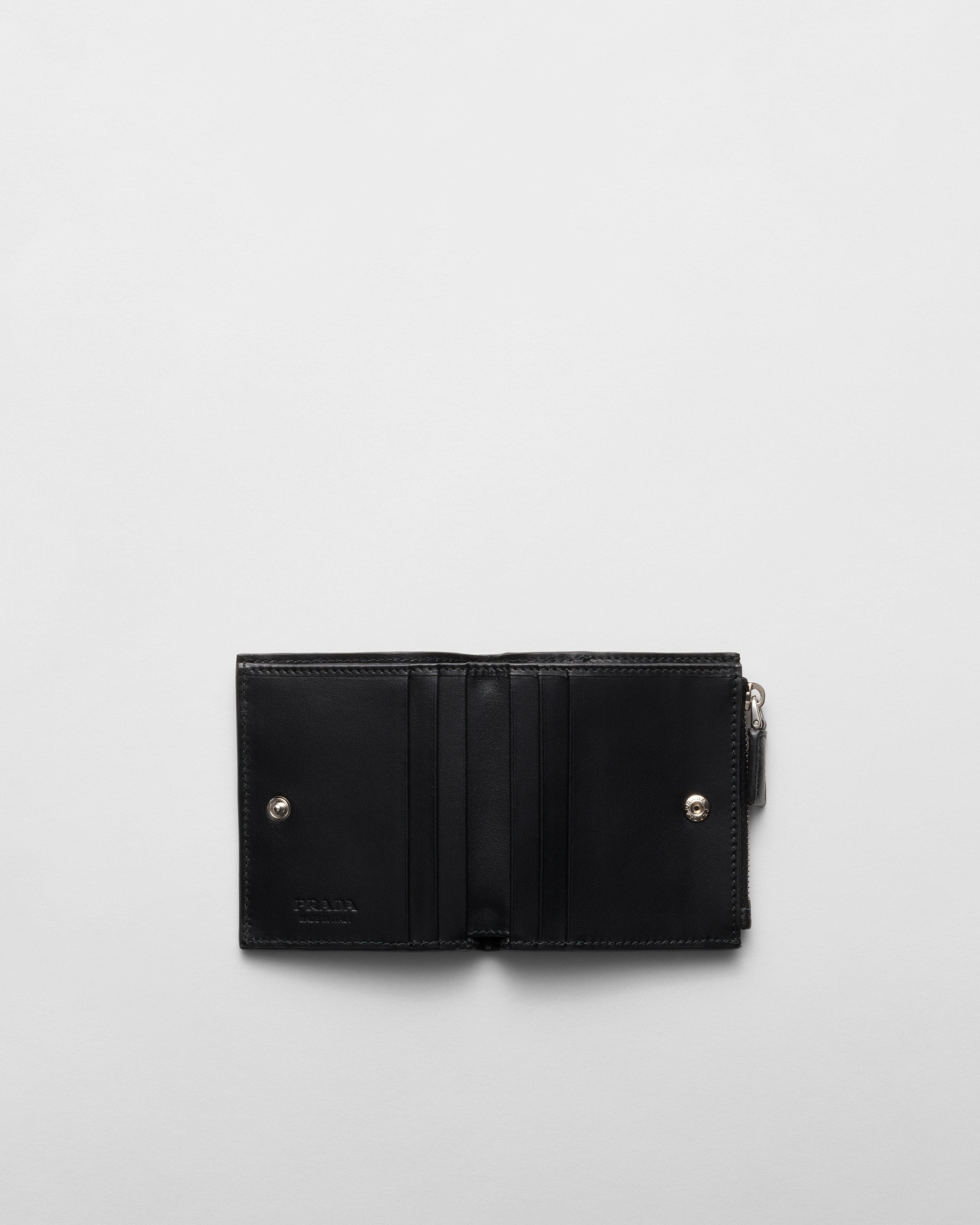 Small leather wallet Black