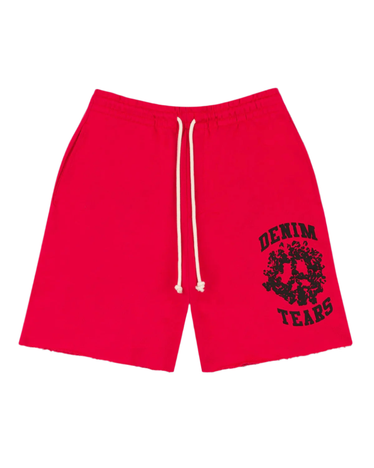 Denim University Sweat Shorts Red Red