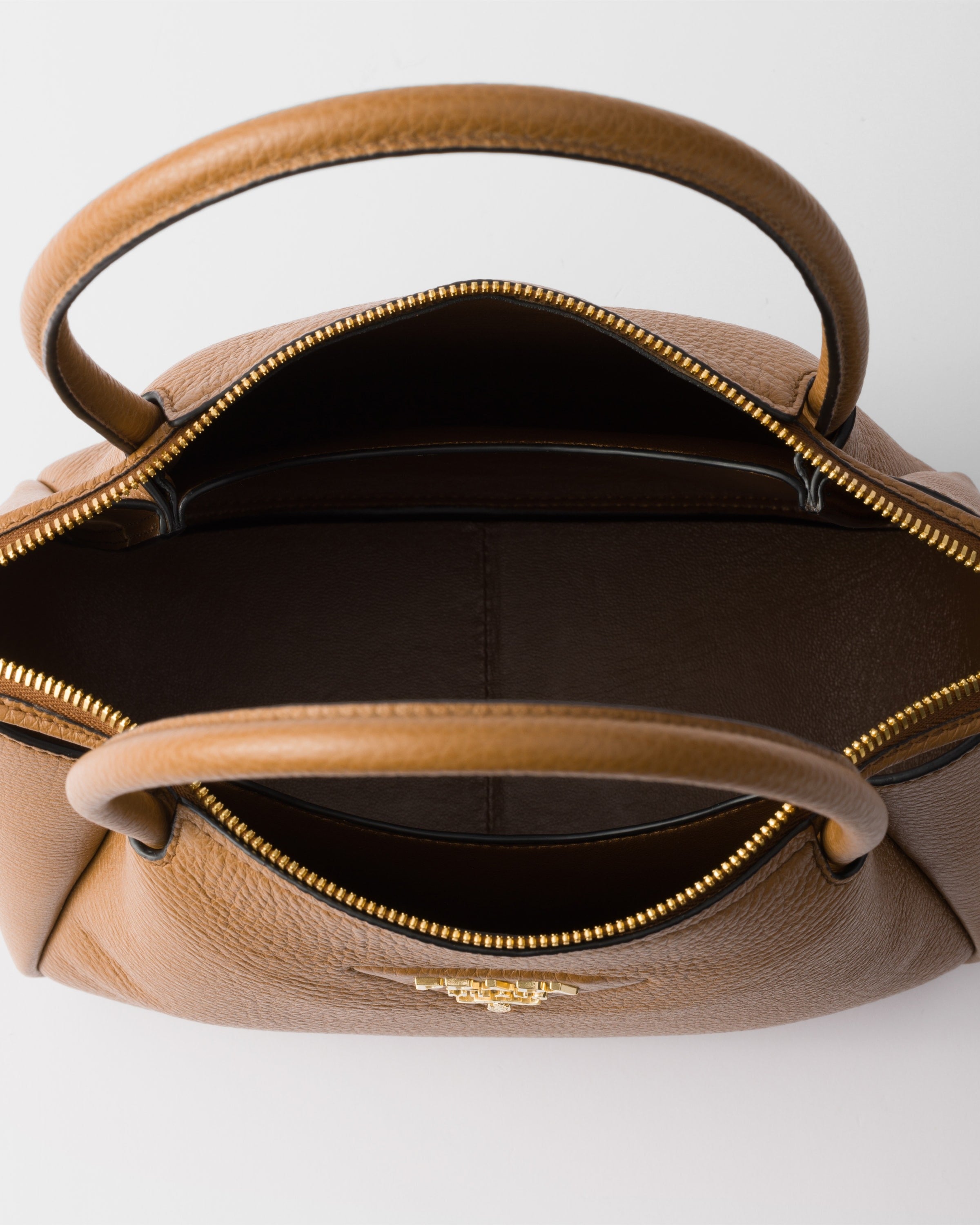 Small leather bag Caramel