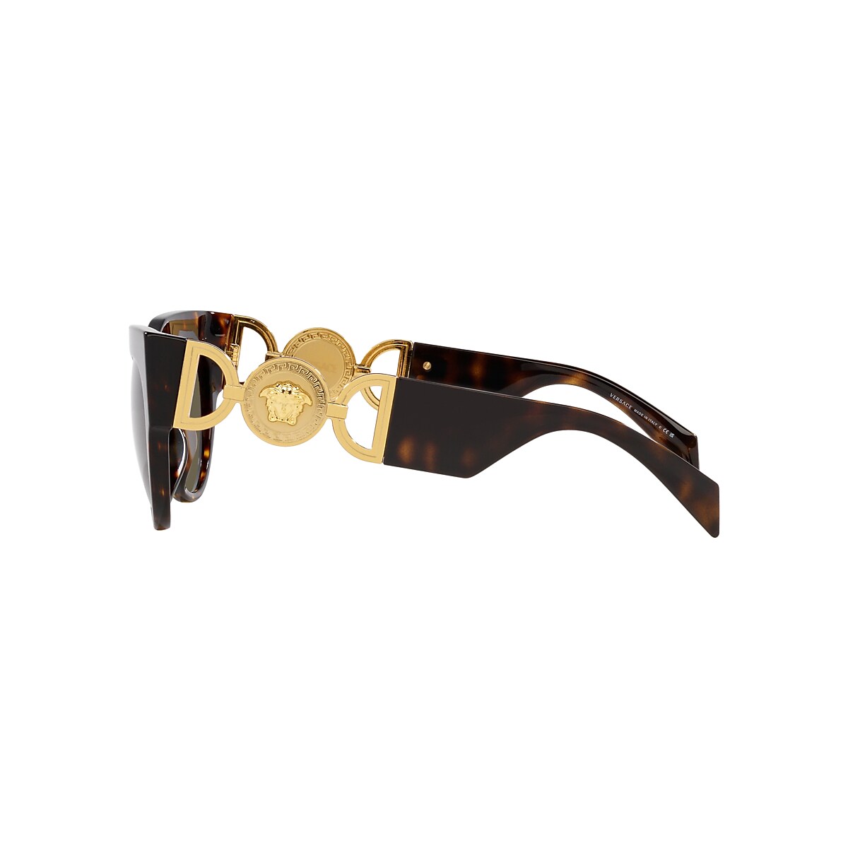VERSACE VE4440U Havana - Women Luxury Sunglasses, Brown Lens