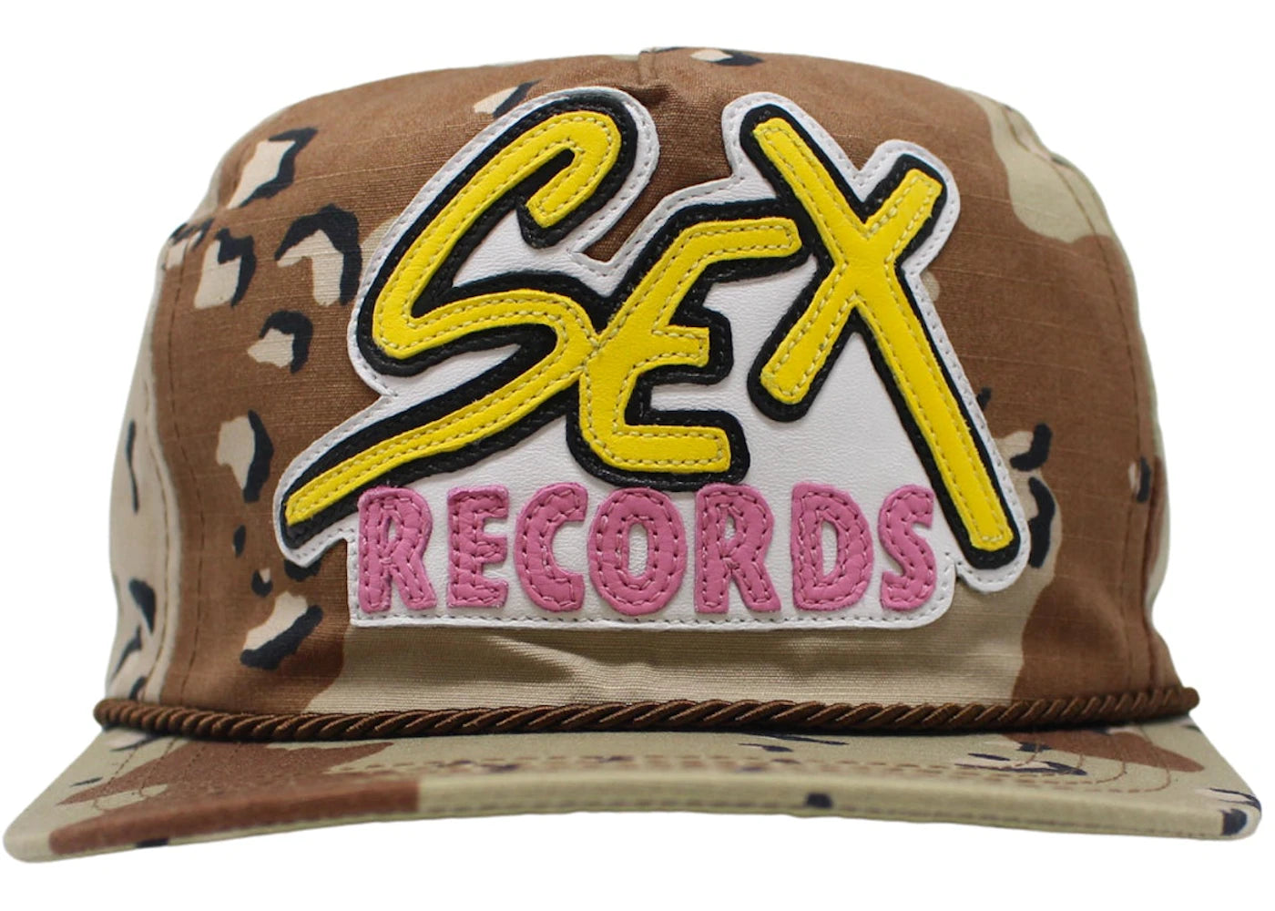 Chrome Hearts Matty Boy Sex Records 5 Panel Hat Chocolate Chip Camo