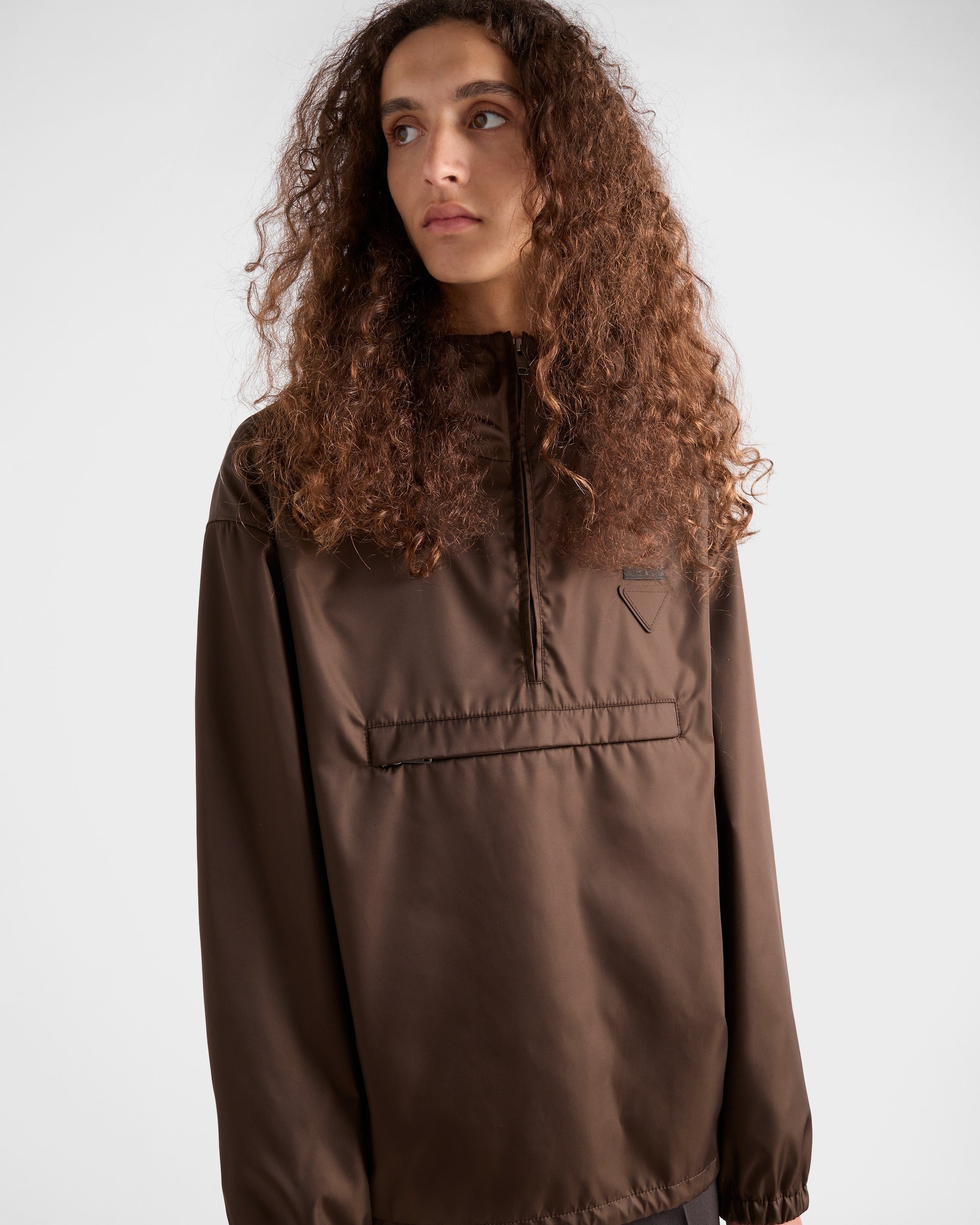 Re-Nylon anorak Cocoa Brown