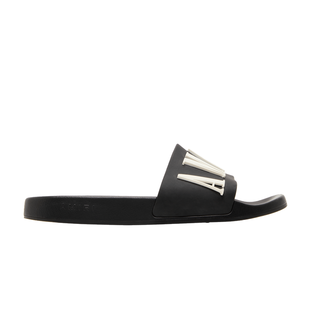 Amiri Logo Pool Slide 'Black'