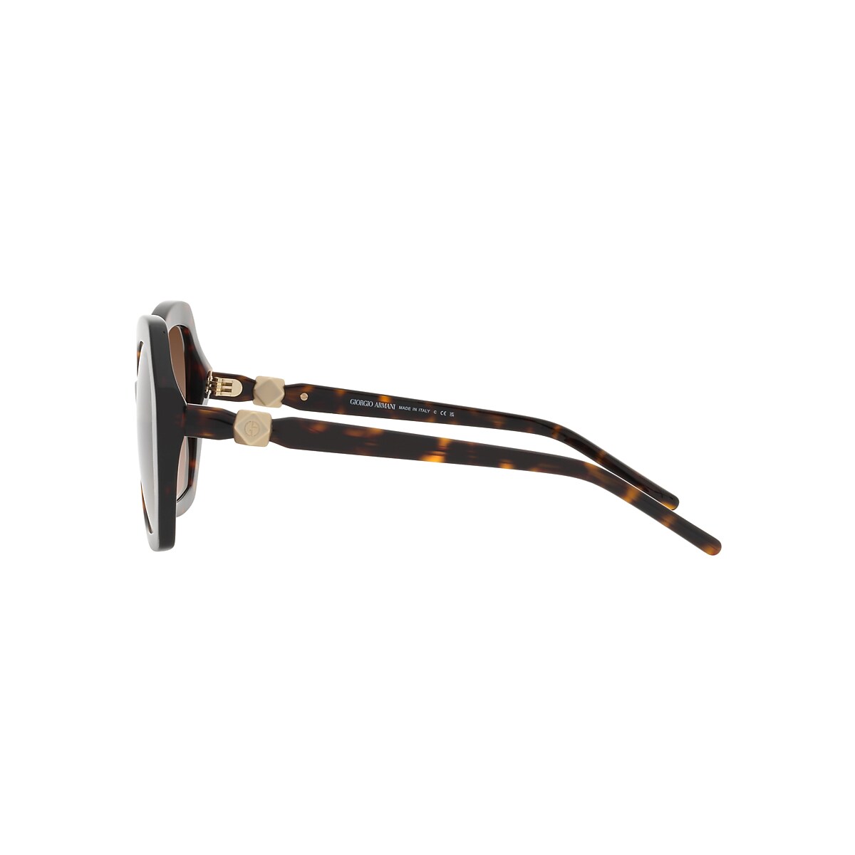 GIORGIO ARMANI AR8180 Havana - Women Sunglasses, Gradient Brown Lens