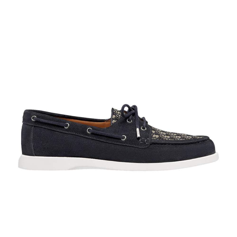 Dior Granville Boat 'Dior Oblique - Navy Blue'