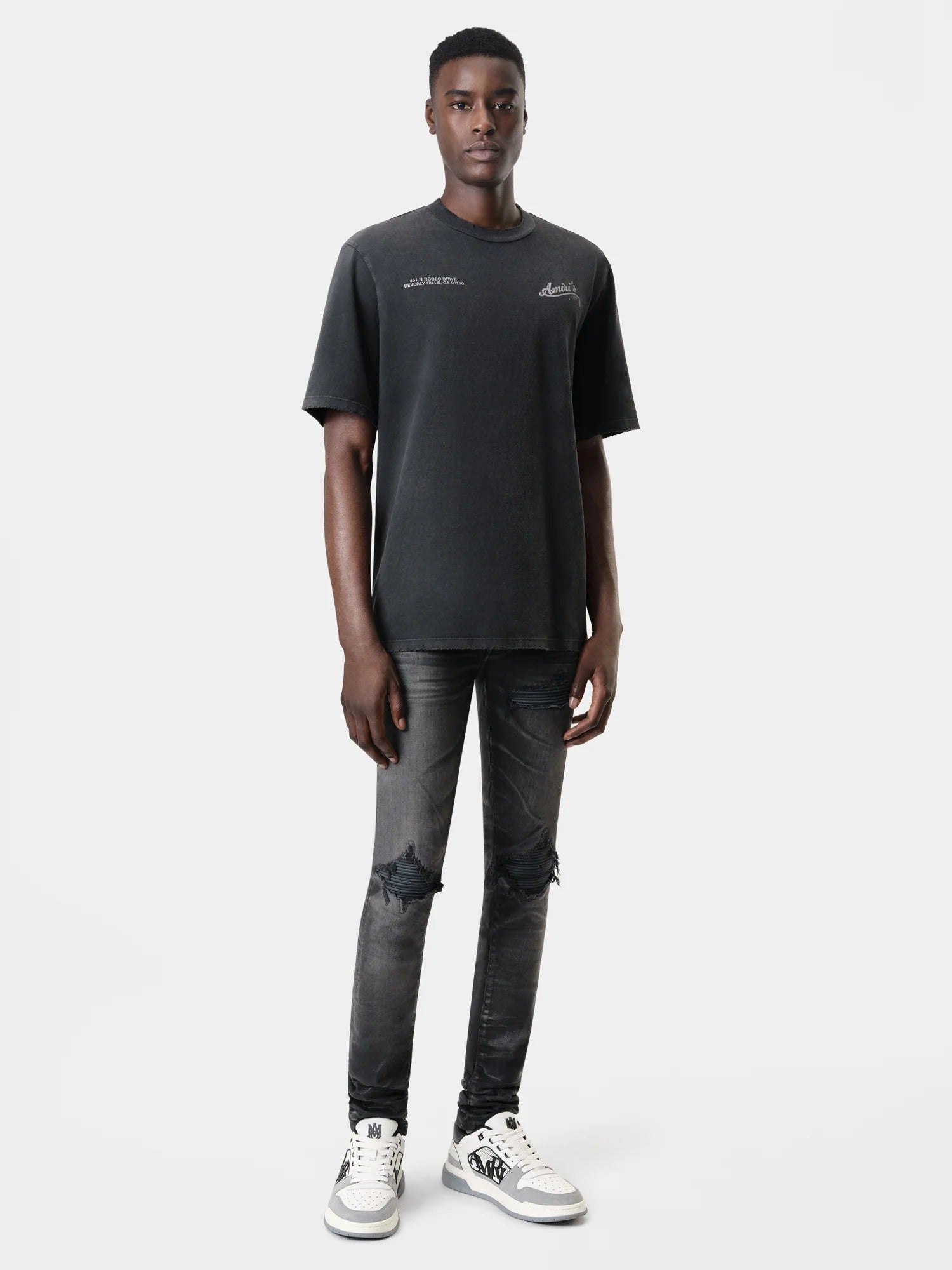 WAXED TONAL MX1 JEAN Waxed Faded Black
